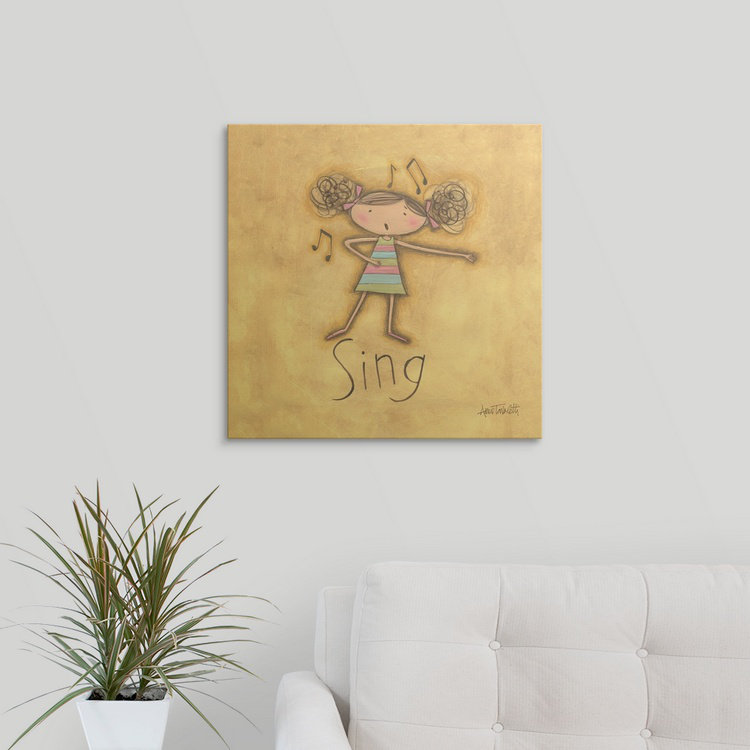 «Sing» Shavano, reproduction d'art, H 35 po x l 35 po x P 1,5 po, Toile