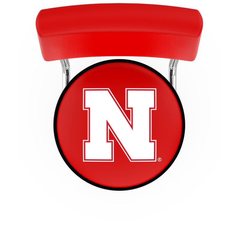 NCAA Swivel 25" Counter Stool, University of Nebraska