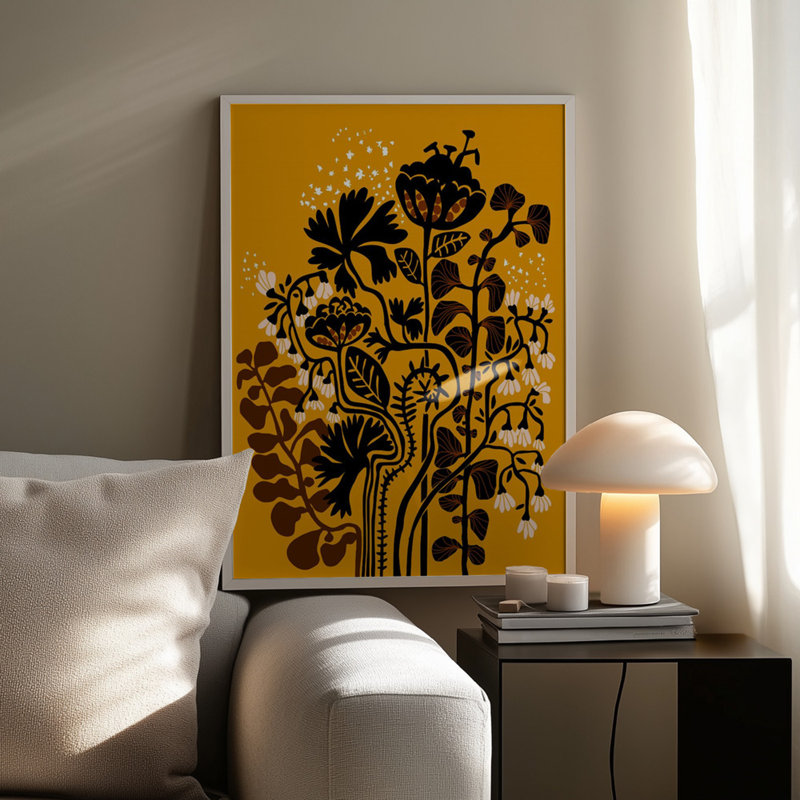 Jour d'automne du jardin de Stockholm, H 25,75 po x l 21,75 po