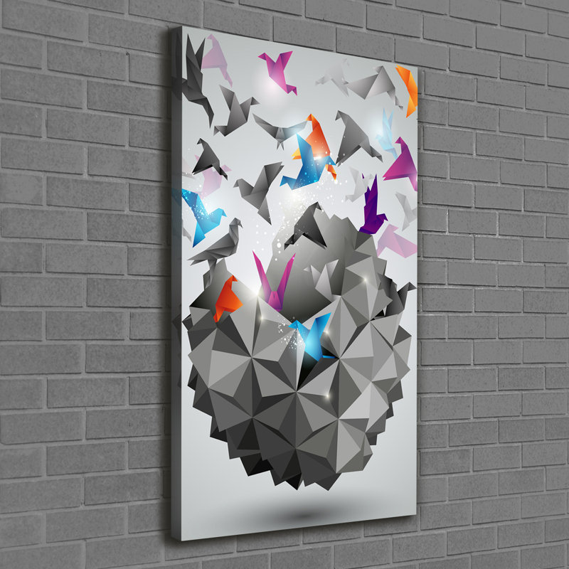 Paper Freedom - Wrapped Canvas Print