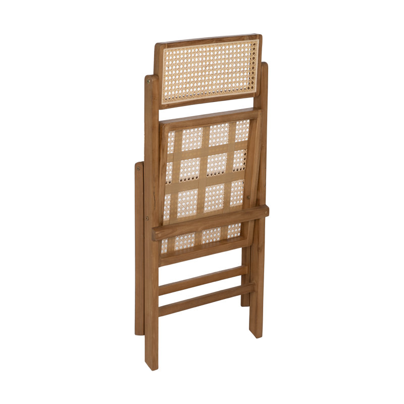 Alleson 47cm H Folding Side Chair in Beige
