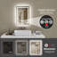 Miroir de salle de bain Led-1715261502