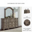 Commode et miroir Toine