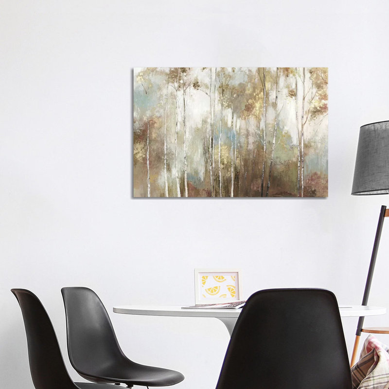 Fine Birch III by Allison Pearce - Print on Canvas, 101.6 cm H x 66.04 cm W x 1.91 cm D, No Frame