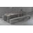 Table and chair set Dadamoni, Set with console and 2 extendable benches, 66x25h45 cm-525965675