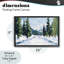 Cadre flottant Snowy Tall Tree Pass, design par Petal Prints Design-782971584-782971587
