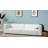 Sahima 110" Linen Square Arm Sofa