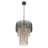 Ombre Beaded Wood 3-Tier Chandelier