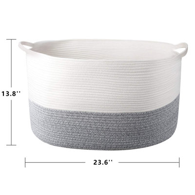 HoogaLife Fabric Decorative Basket
