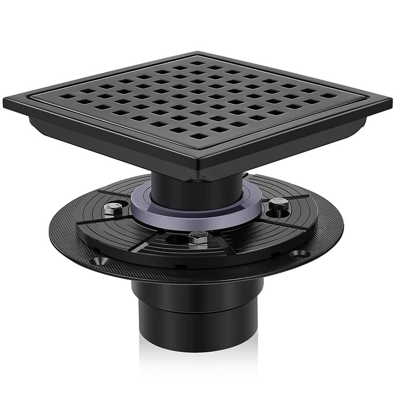 Tile In Shower Drain, Black