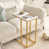 White Top/Gold Base
