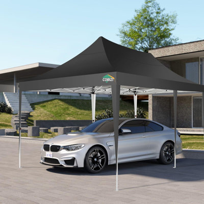 Upgrade Structure Wind & Waterproof Easy up UV Blocking with 4 Sidewalls 56 Ft. W x 31 Ft. D Aluminum Pop-Up Canopy