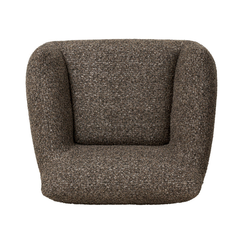 Margot Swivel Armchair, Ivan Granite Boucle