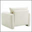 Fauteuil d'appoint surdimensionné en chenille avec canapé simple pour une détente confortable et un décor de salon élégant