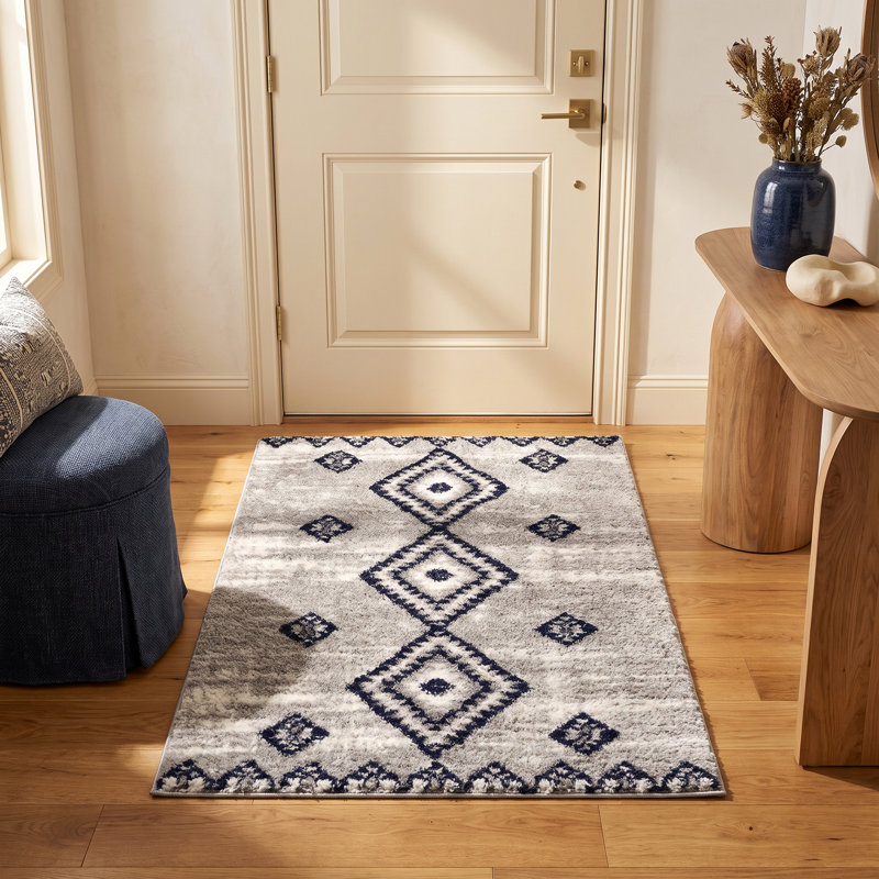 Moroccan Indoor Rug, Rectangle 2'8" x 4'11"