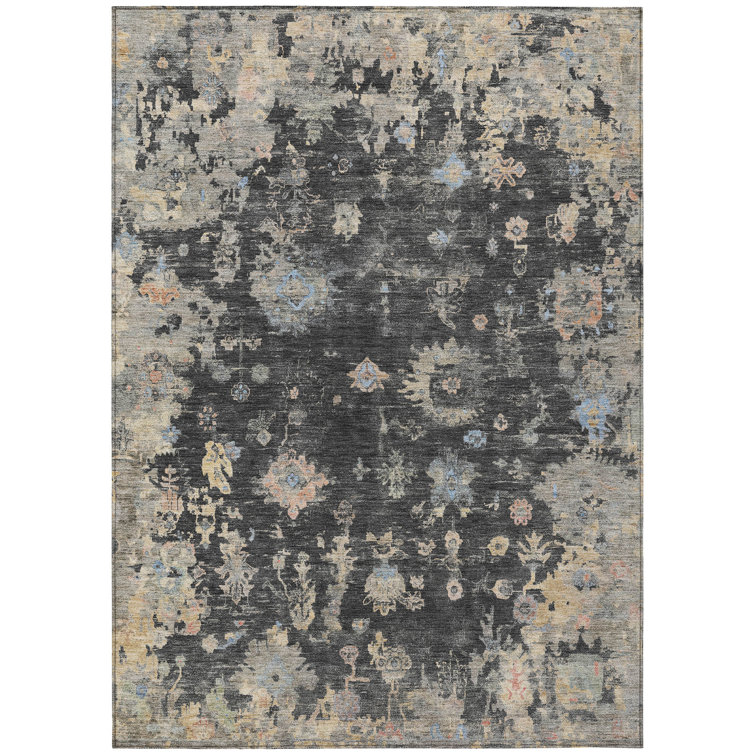 Machine Washable Indoor/Outdoor Matsuda ACN2302 Global Rug