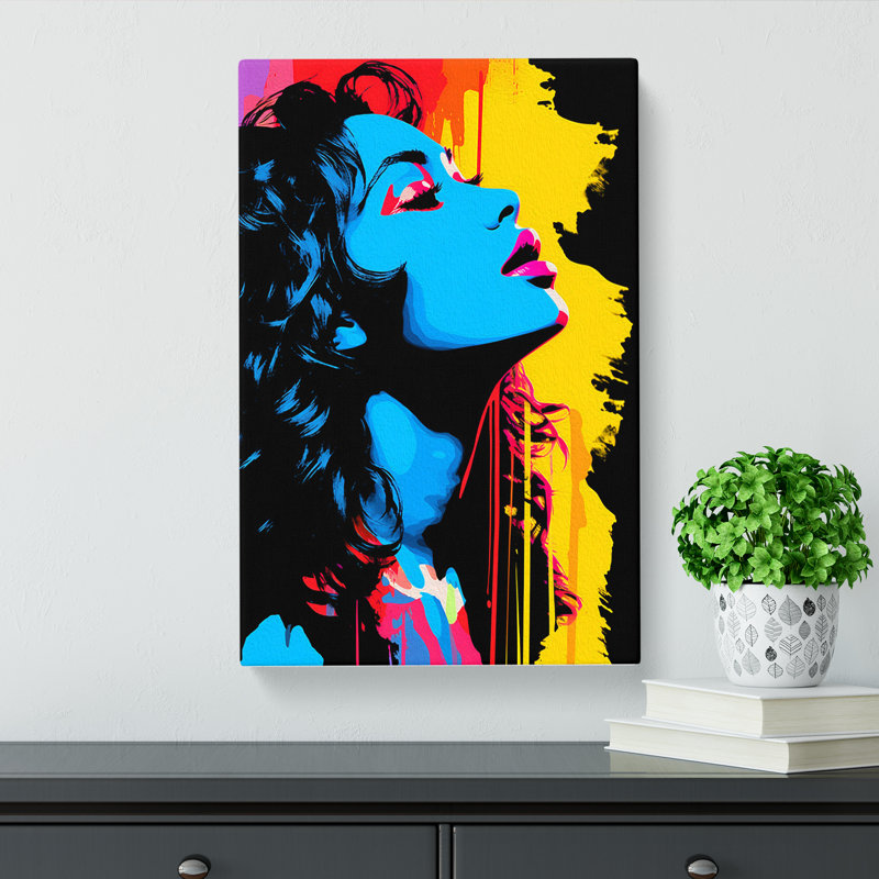 Woman Pop - Wrapped Canvas, 76cm H x 50cm W x 3cm D