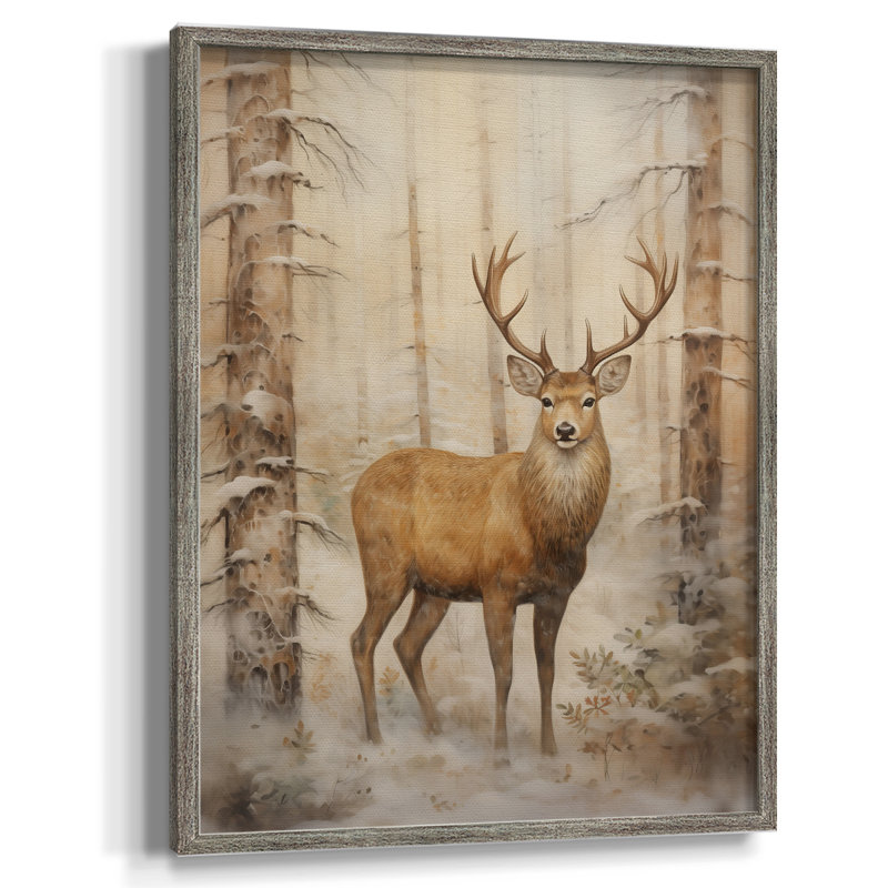 «Christmas Holiday Art» DCLxxxi, reproduction d'art encadrée - bois massif, H 21 po x l 17 po