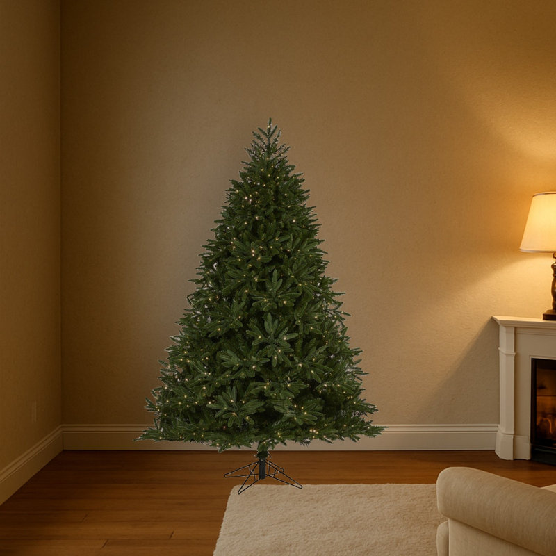 84' H Lighted Artificial Spruce Christmas Tree