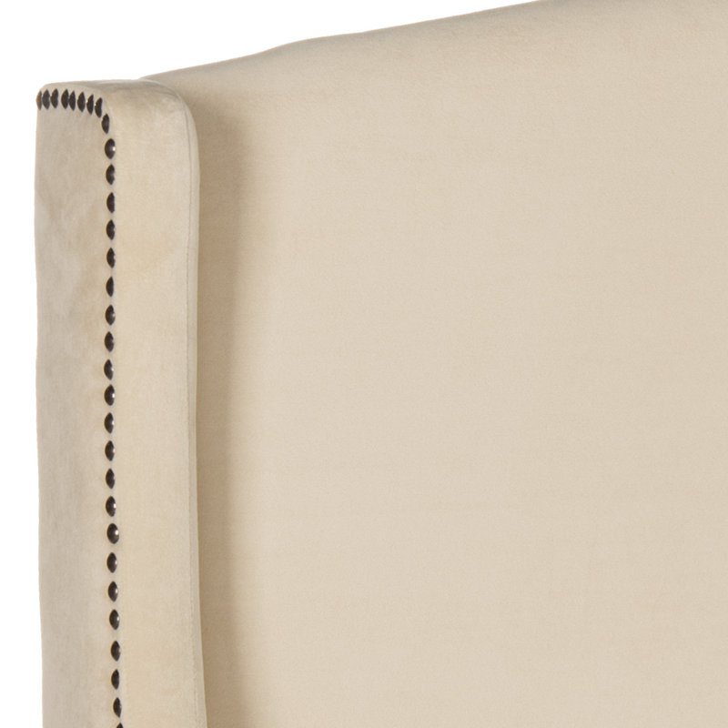 Hattiesburg Upholstered Headboard, Queen, Buckwheat 100% Polyester