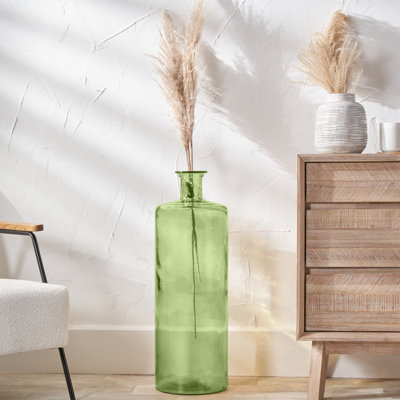 Handmade Glass Floor Vase