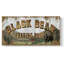 Black Bear Trading Post- Toile tendue avec châssis - Prêt à accrocher-33751124