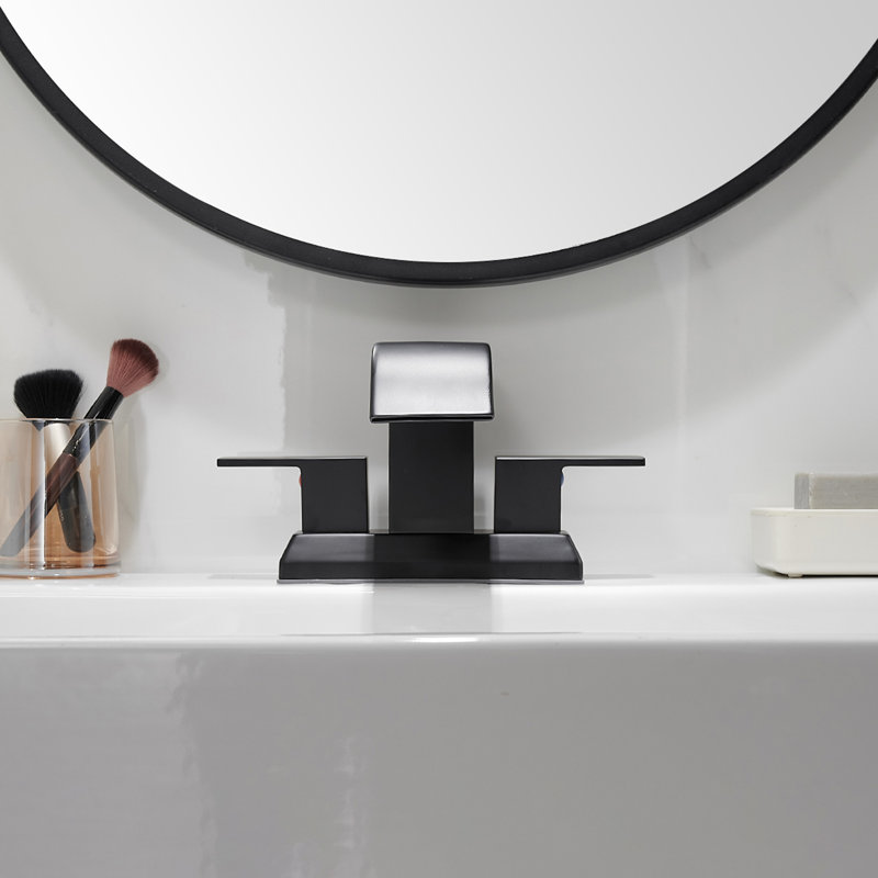 Centerest 2-Handle Bathroom Faucet with Drain Assembly