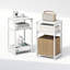 Subria 34.0cm W Metal Bedside Table