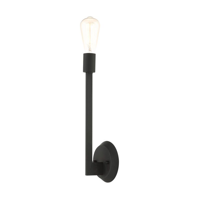 Applique murale articulée à 1 lumière Adriano, Noir