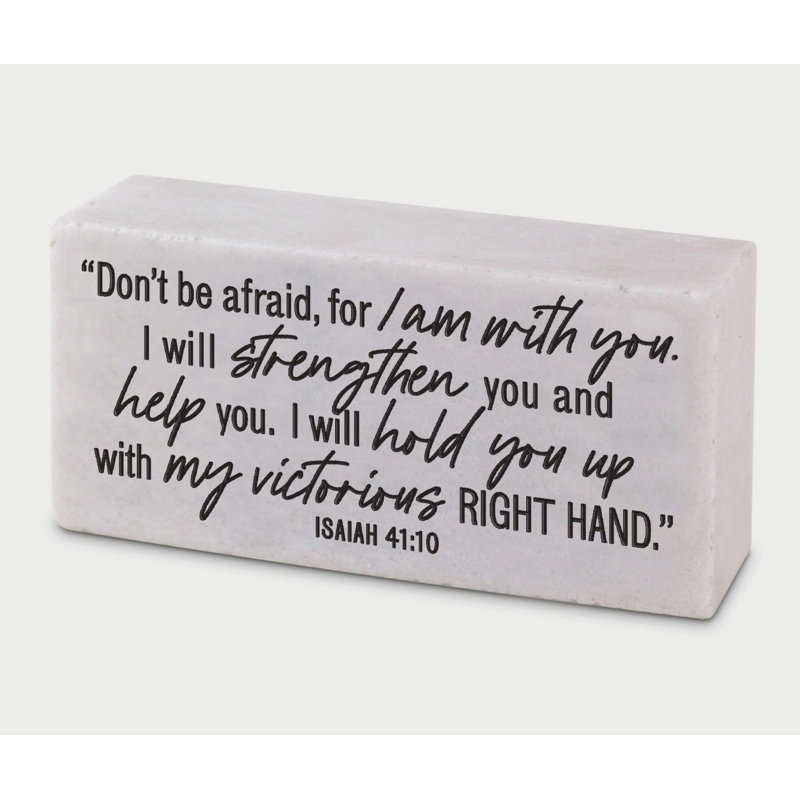 Scripture Block Do Not Be Afraid