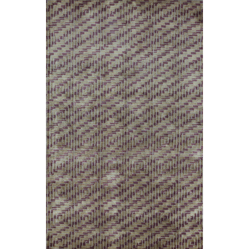 Hand-Knotted High-Quality Brown and Gray Area Rug