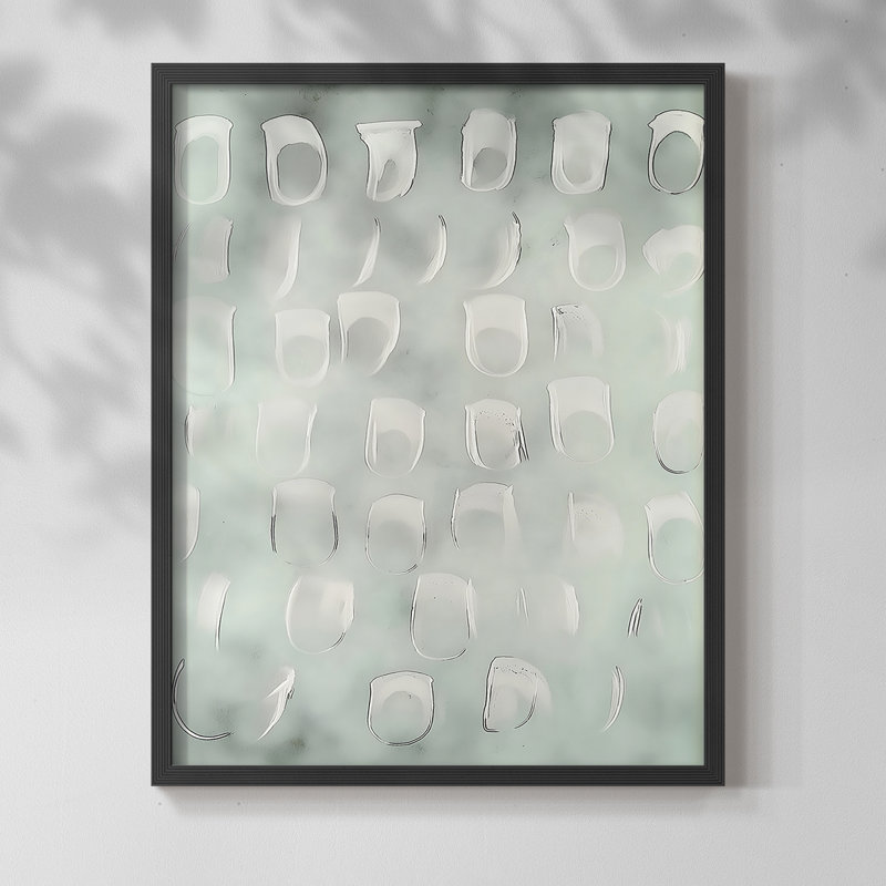 "ABSTRACT Series DCCL XXVII" par J Paul, Noir, noir, noir, noir, H 11 po x l 9 po