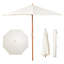 Bulkley 2.7M Outdoor Wooden Garden Parasol Sun Shade With Carry Bag-124248515