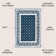 Reilly French Border Navy/Blue Rug