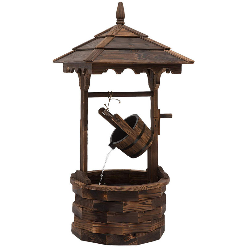 Peri Weather Resistant Wood Garden Statue