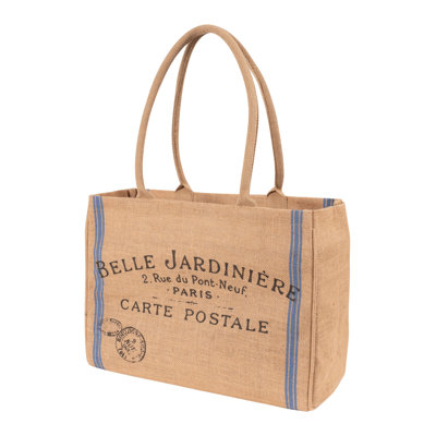 KAF Home Jute Market Tote Bag with Handles