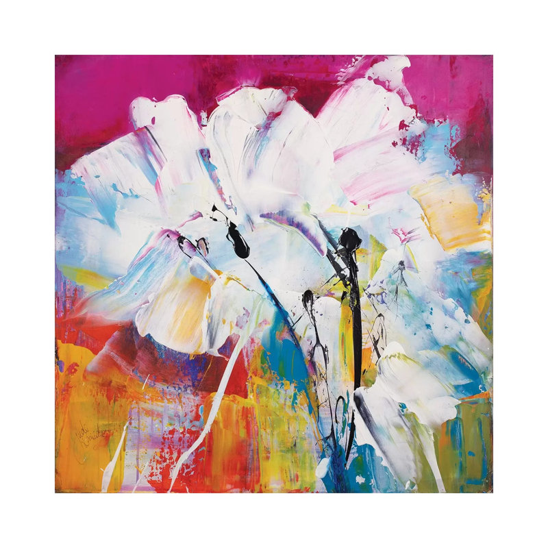 Promises I by Jude Remedios - Painting on Canvas, Wrapped Canvas, 66.04cm H x 66.04cm W x 3.81cm D