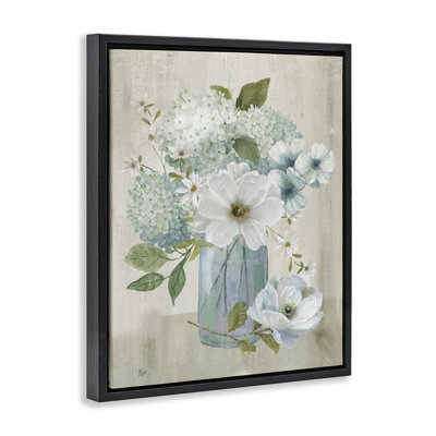 Charmant hortensia et magnolia