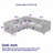 81.5-Inch Oversized Corner Sofa-40017294