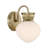 Melbourne 1-Light Wall Sconce in Noble Brass