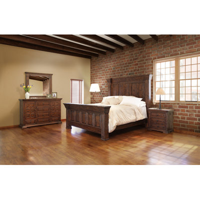 Solid Wood Piece Bedroom Set