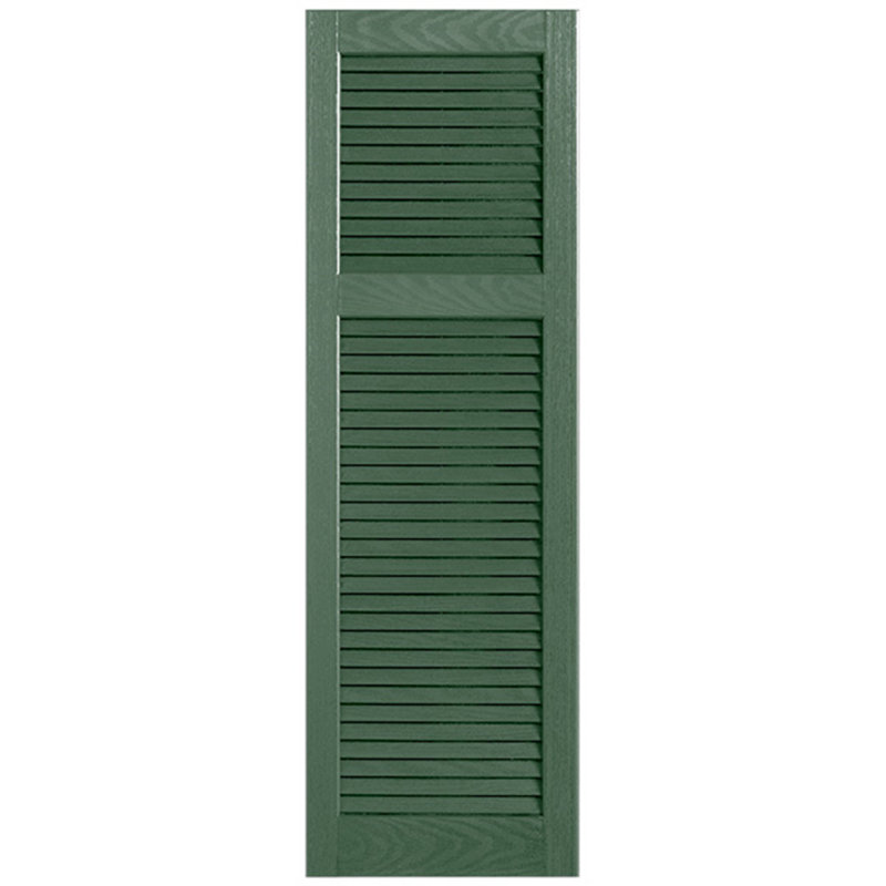 Paire de volets à persienne droite, 48 po, Vert, 15 po