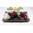 Pack Of 3 Hakumu Grey Tone Porcelain Long Rectangular Serving Platter 15"X8.5"