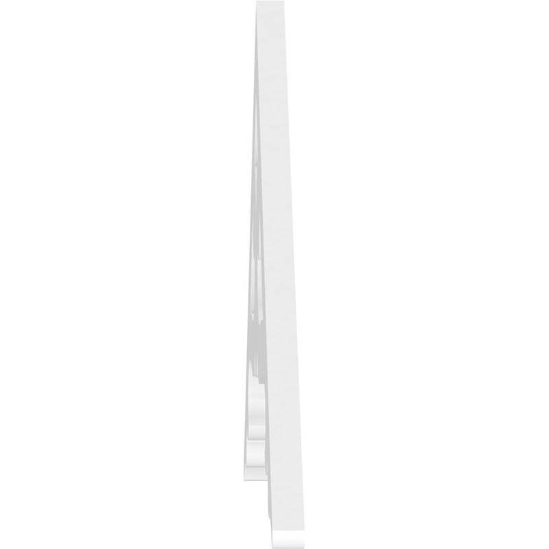 Pignon en PVC de qualité architecturale Brontes, H 20 po x l 60 po x P 1 po, 7 / 12