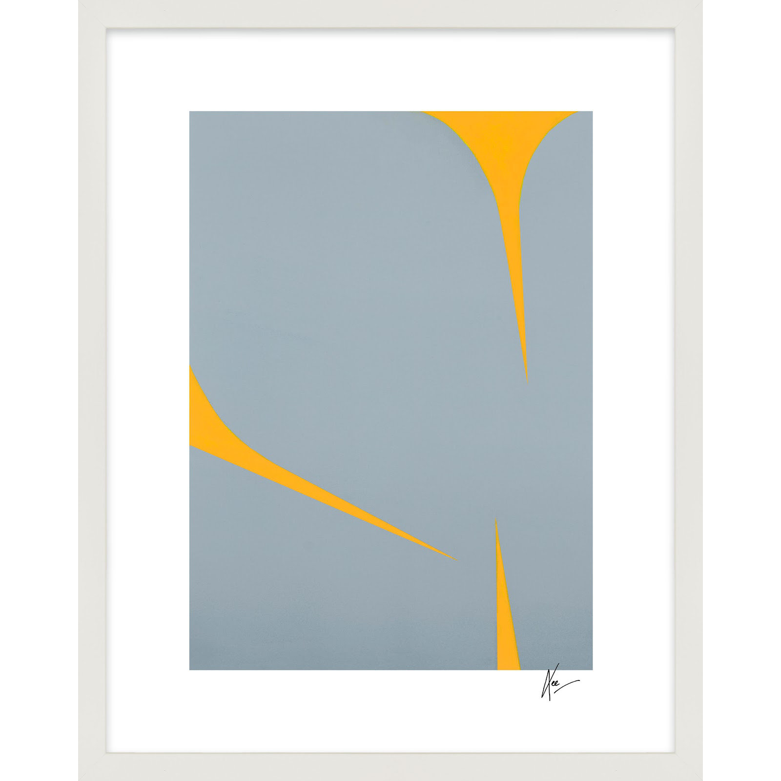 Clouds 2 by Lee Lessem, White, 24" W x 30" H