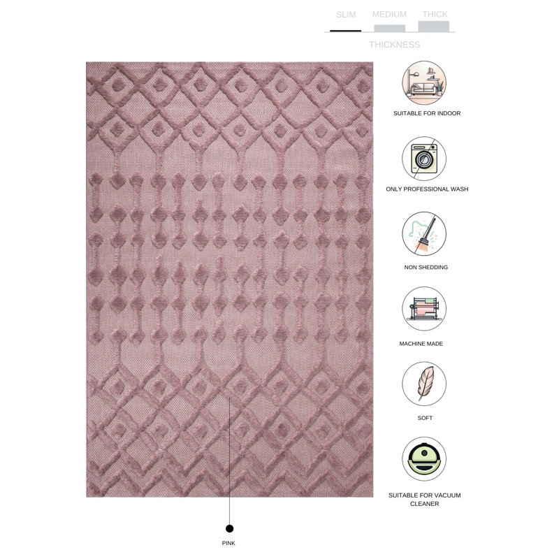 Tapis rectangulaire Stoiko, Rectangle 4 pi x 5 pi 11 po