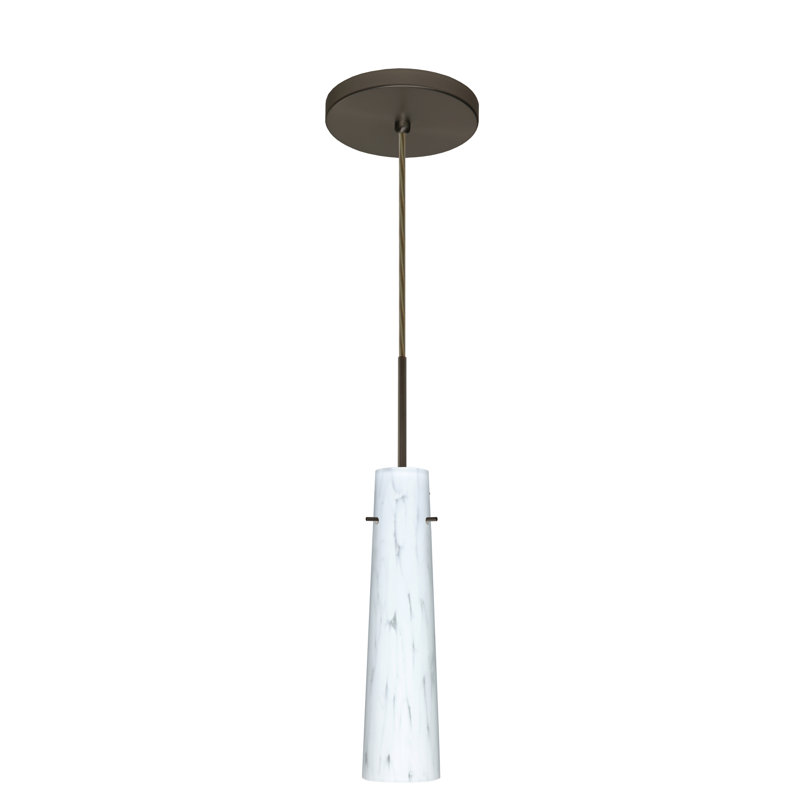 Marquette 1 - Light Single Pendant, Bronze, Carrera, Incandescent or Xenon