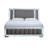 Full Bed(Mattress Not Included) , Silver