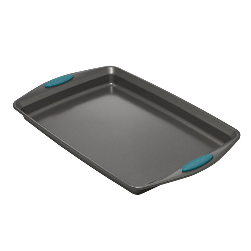 Rachael Ray Yum-O Nonstick Baking Pans / Bakeware Set, 5 Piece, Marine Blue