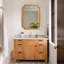 Armoire à miroir murale avec tablettes de rangement, miroir de pharmacie pour salle de bain, salon, entrée 31,5 "x 23,82"